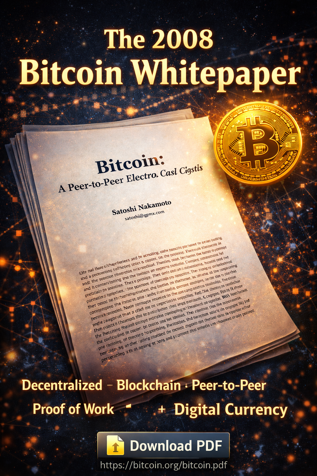 The 2008 Bitcoin Whitepaper: The Foundation of Decentralized Digital Money
